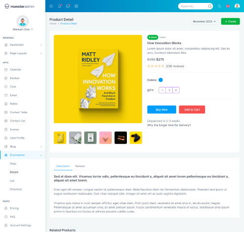 bootstrap admin template for crm